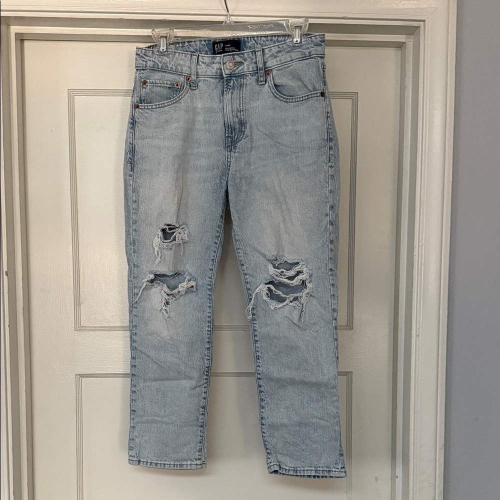 GAP Light Blue Ripped Jeans